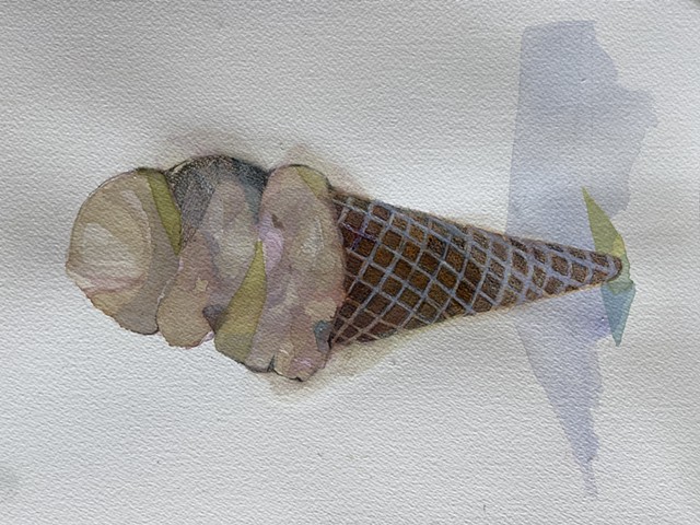 Coffee Ice Cream Cone