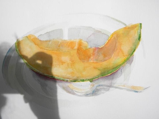 Cantaloupe in Bowl