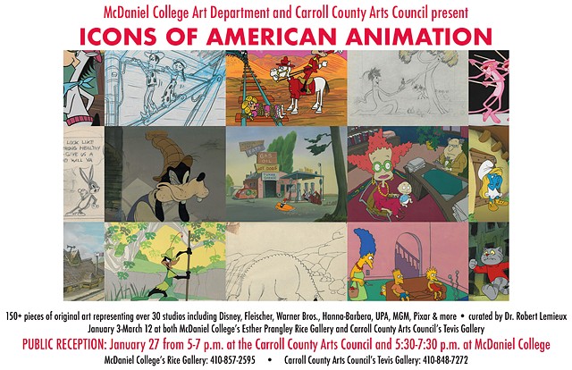 Icons of American Animation
Curated by Dr. Robert Lemieux, Associate Professor in the Department of Communication and Cinema.