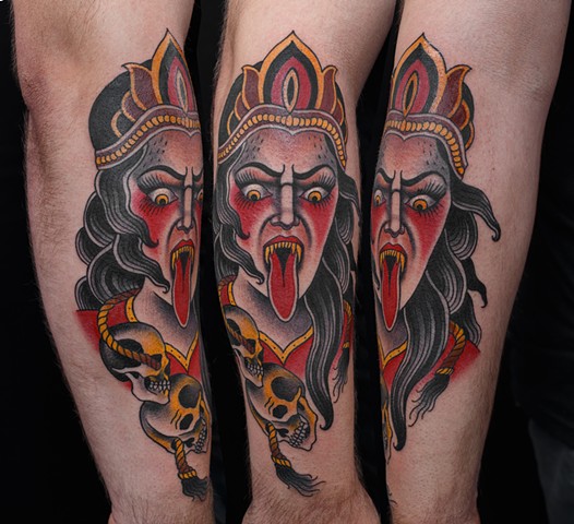 Khali by Stefan Johnsson, Morningstar Tattoo, Belmont, Bay Area, California
