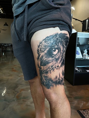 Eagle Tattoo by Michael Ascarie, Morningstar Tattoo, Belmont, Bay Area, California