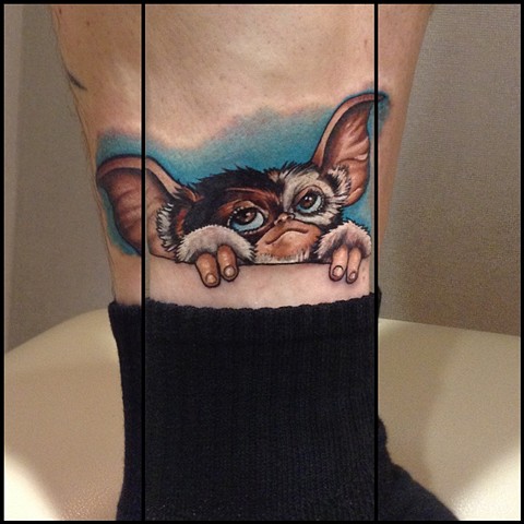 Gremlins tattoo by Mike Bianco, Morningstar Tattoo, Belmont, Bay Area, California