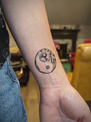 Yin Yang Tattoo by Jordi Simons