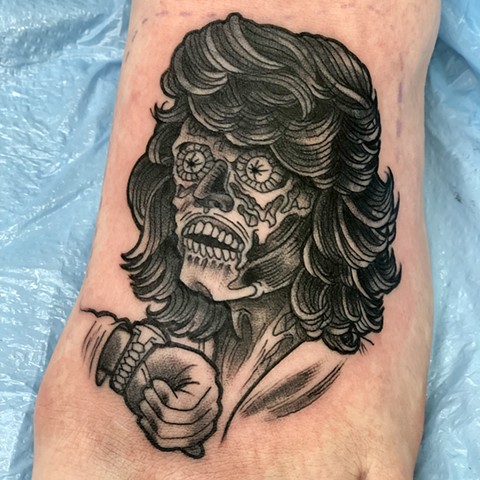 They Live tattoo by Mike Bianco, Morningstar Tattoo, Belmont, Bay Area, California