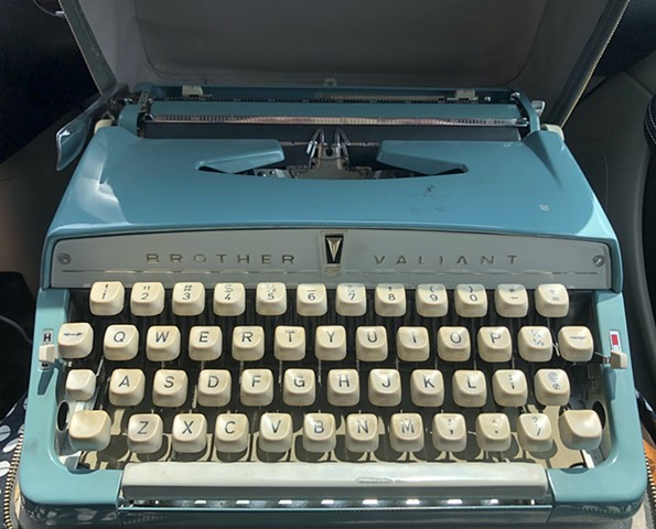 Turquoise Typewriter