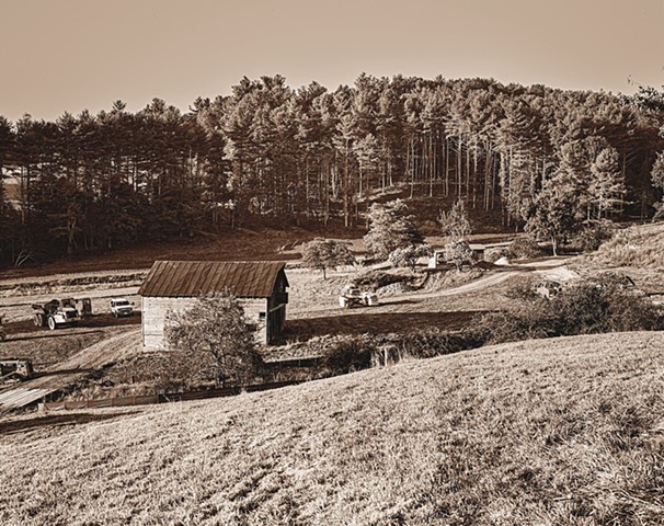 Construction Around Barn Barn