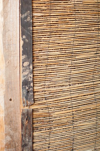 Clay Chip and Bamboo Walls