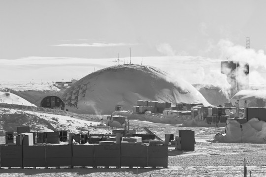 Old South Pole Station Dome