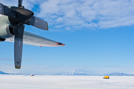 C-130 at McMurdo Station