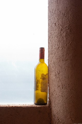 Plaster and Wine Bottle