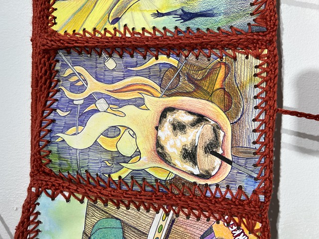 Camaraderie and Bug Bites (Detail)