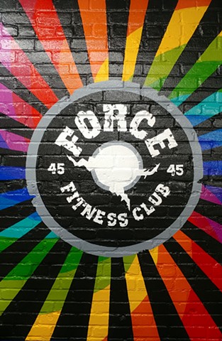 Force Fitness Club Logo Detail