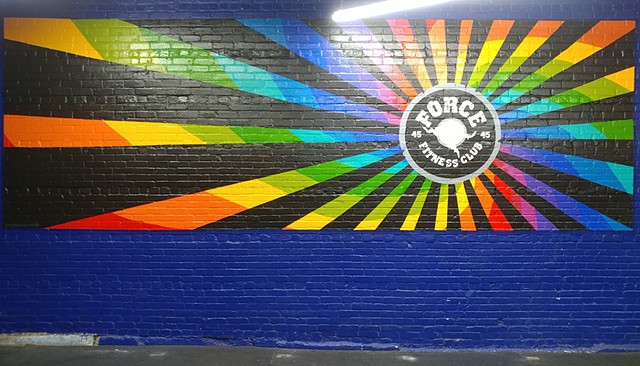 Force Fitness Club Mural