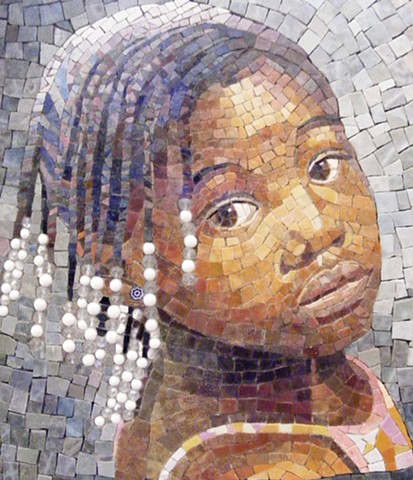 Girl with Beaded Hair