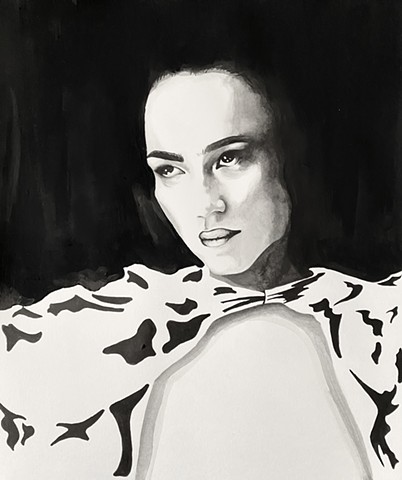 Retrato en Tinta