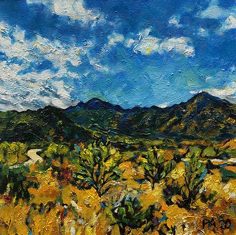 Madera Canyon, Paul Akmajian, oil on canvas 2020