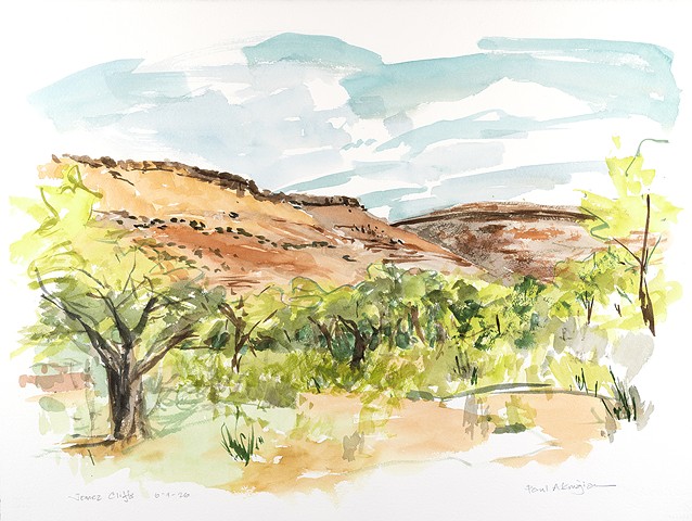 Jemez Cliffs (framed)