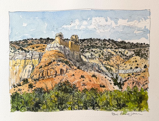 Watercolor and Pen Series
