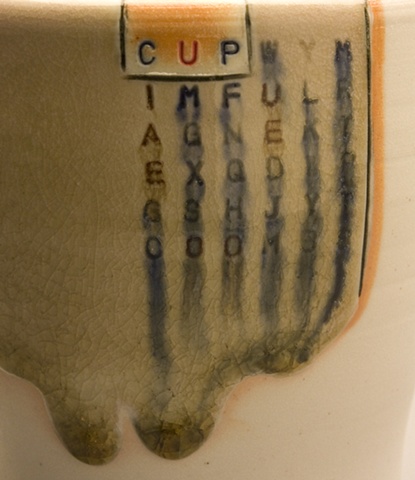Cup with handle detail