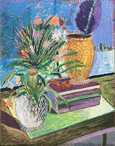 Still Life with 5 Books