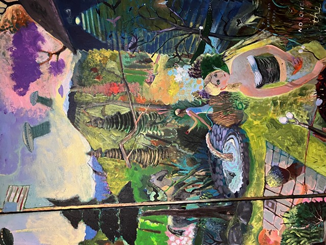 Arrival. [detail of right panel of diptych]