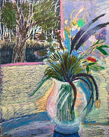 Still Life Hand Holding Vase