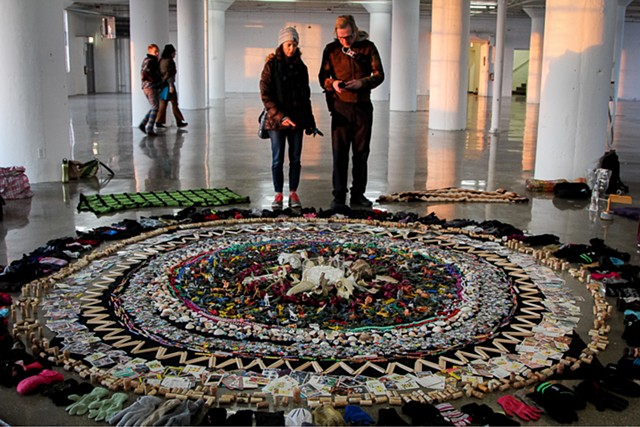 Memory Mandala (Found Objects)", Nancy VanKanegan, Participatory Performance \\ Mana Contemporary, 2233 S. Throop St., 4th Floor Project Space \\ 2:00-6:00 PM 