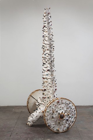 Evan Holloway, Evan Holloway sculpture, Dead Batteries