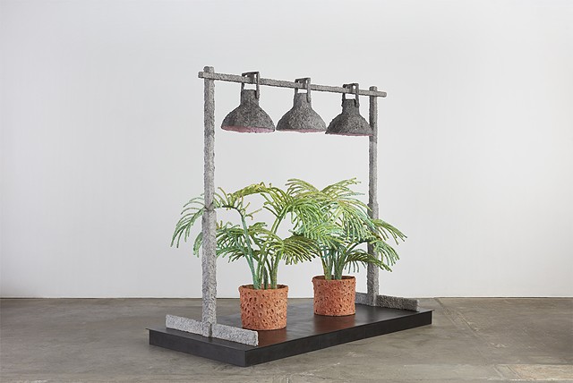 Evan Holloway, Evan Holloway sculpture, two ferns