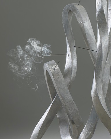 Ground-Plane Form with Ten Incense Sticks