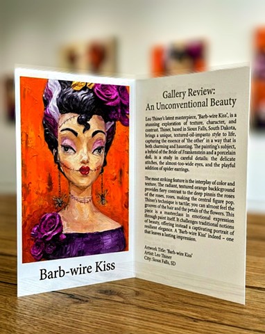 Gallery Review of the “Barb-wire kiss” painting 
