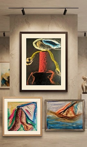 Exhibition 3 of my pastel drawing’s 2019 