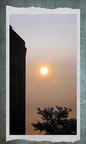 Early morning River Haze ~ West Bank neighborhood Sioux Falls, SD
