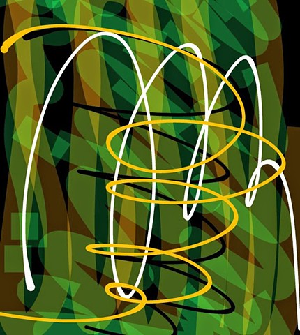 Digital drawing- "Radio Waves" 2024