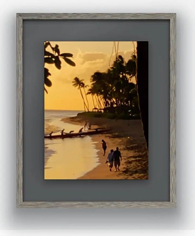 Evening beach walk Hawaii - 2022