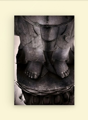 "Stone feet of Buddha"