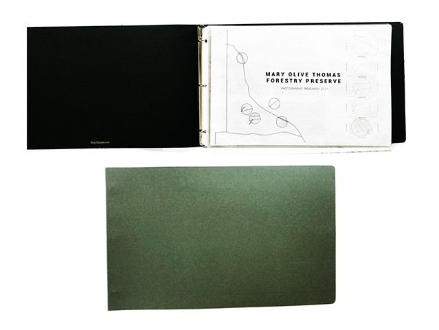 Field Books; Diagrammed Spots for Photo Frame Position