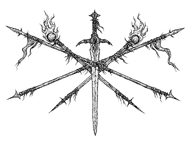 Northeast Dungeon Siege MXXIII Logo Weapons 