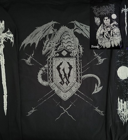 Worm shirt w/Riddick Emblem collab on back