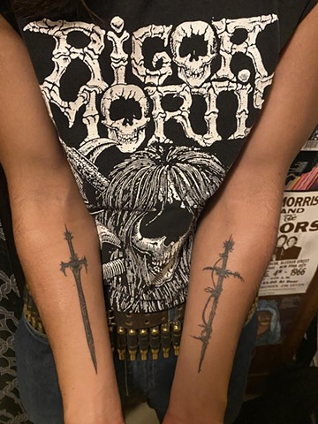 Tattoo of Stormbringer and Rhu'vorth