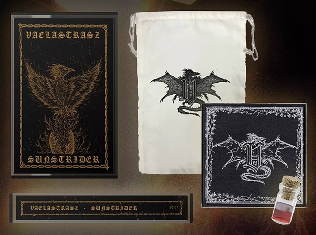 Vaelastraz Phoenix Album Cover, Emblem on Pouch & Patch