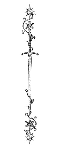 Frostgard Dark Elven D.S. Sword (Shirt Sleeve Design)