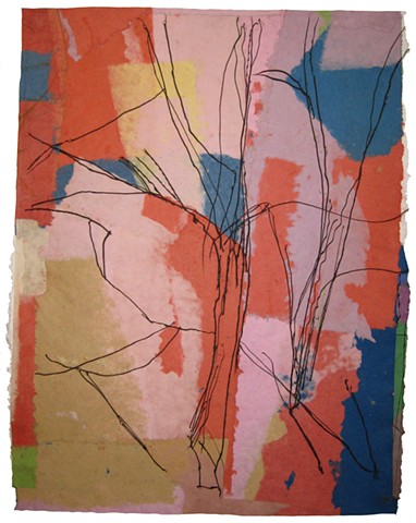 untitled #268, intaglio on handmade paper, 30 X 44"