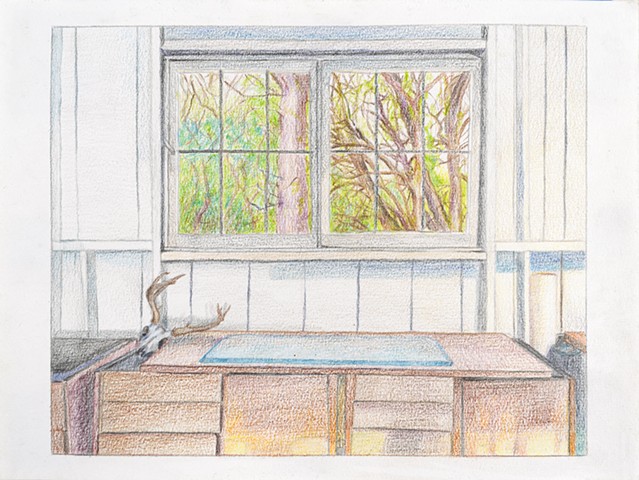 Through the glass