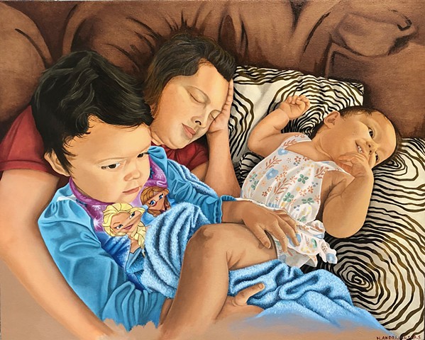 Portraiture, Mama and Her Babies