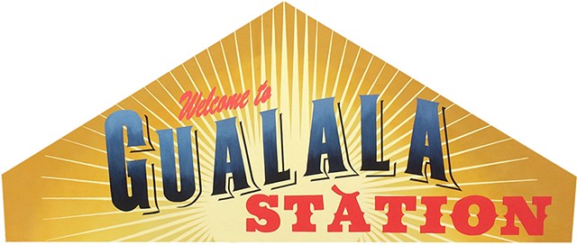 Store front signage for Gualala Station