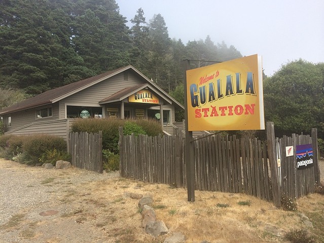 Store front signage for Gualala Station