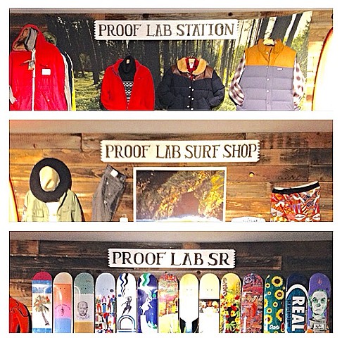 (3) signage for Proof Lab