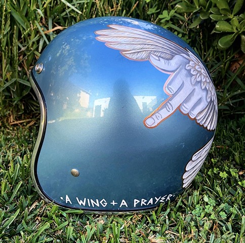 A Wing & A Prayer helmet