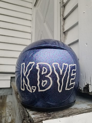 K, Bye helmet